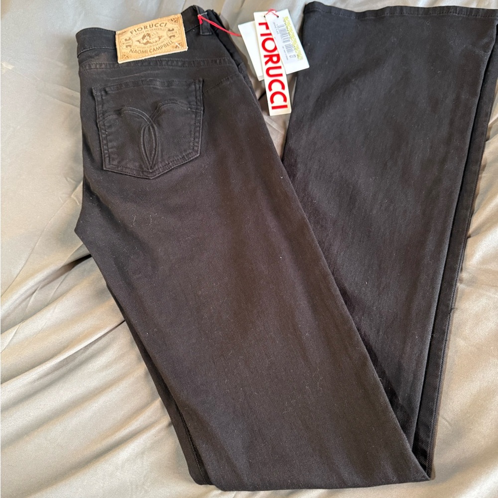 Fiorucci Black Flare Jeans -size 27